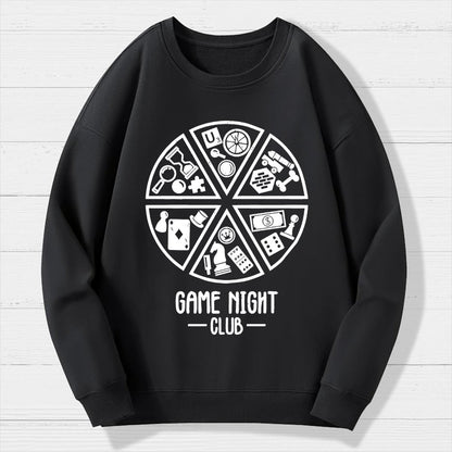 Game Night Club Geek Cotton Sweatshirt