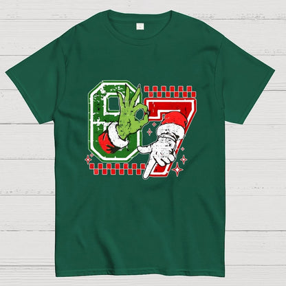 Six Seven 6 7 Christmas Geek T-Shirt
