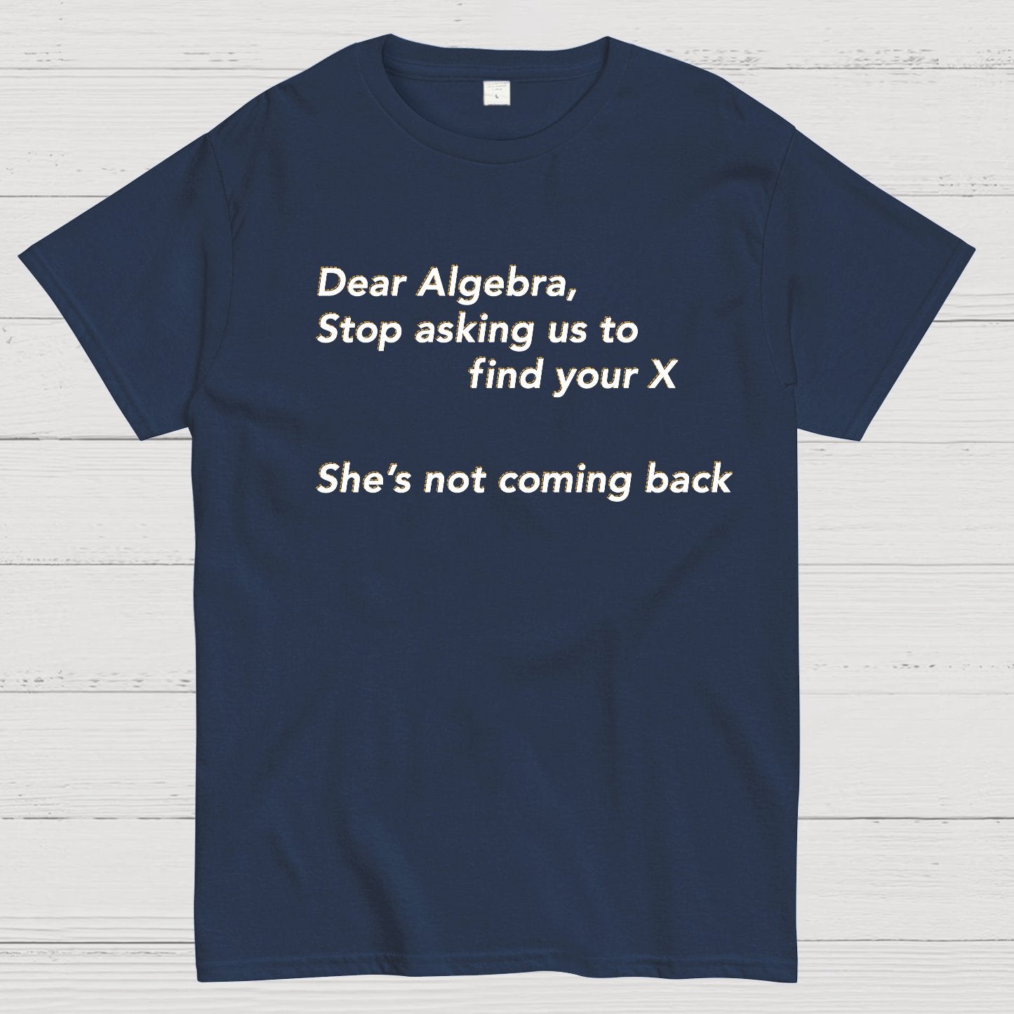 Dear Algebra, Stop Asking Us To Find Your X-1 Geeky T-Shirt