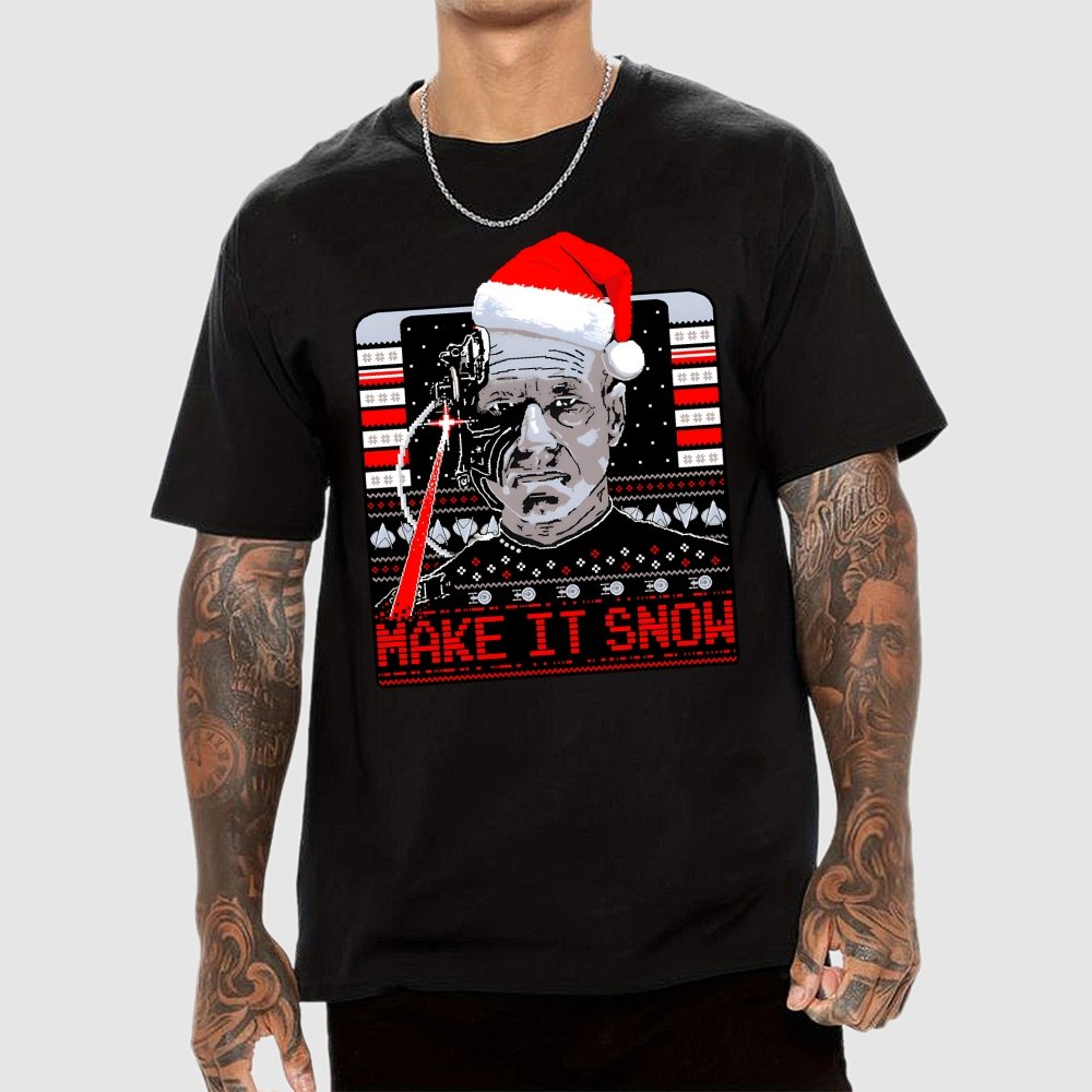 Make it snow Geek T-Shirt