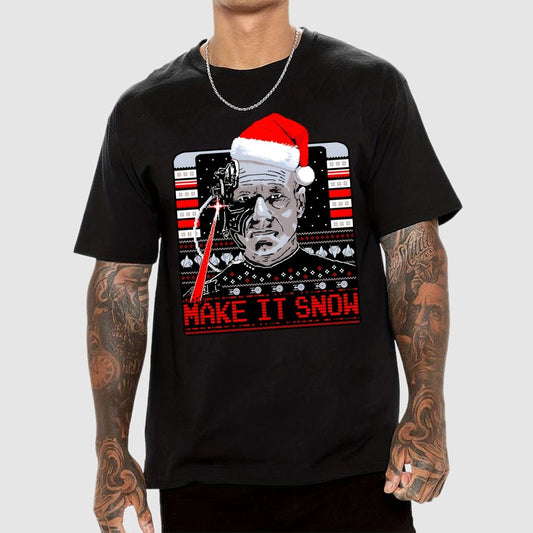 Make it snow Geek T-Shirt