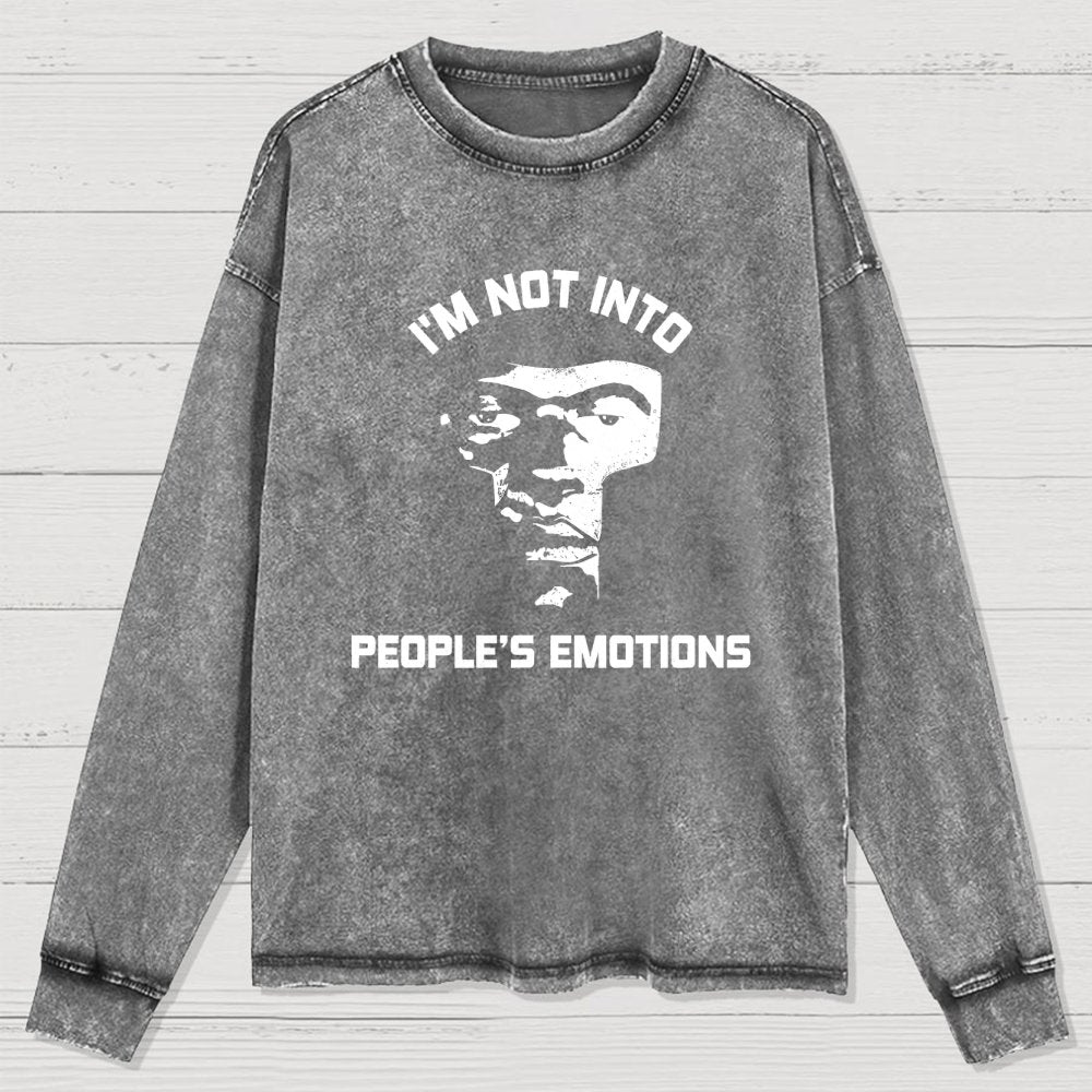 People's Emotions Washed Long Sleeve Tee