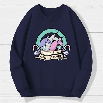 Shun the Non-Believer Geek Cotton Sweatshirt