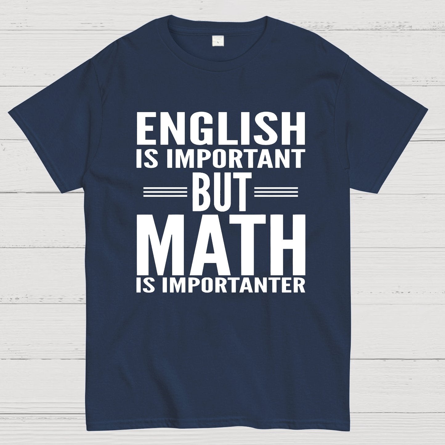 English is important but Math is importanter Geek T-Shirt