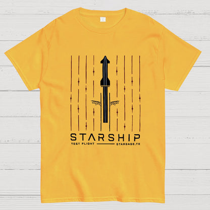 Starship Test Flight Nerdy T-Shirt
