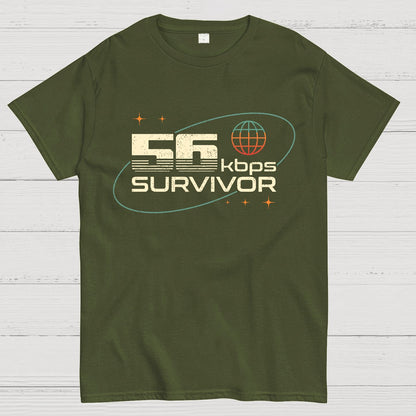 56 Kbps Survivo Buy Now Geek T-Shirt