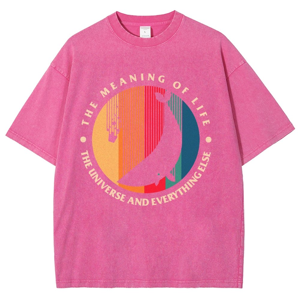 The Meaning Of Life - The Universe And Everything Else Vintage Distressed T-shirt