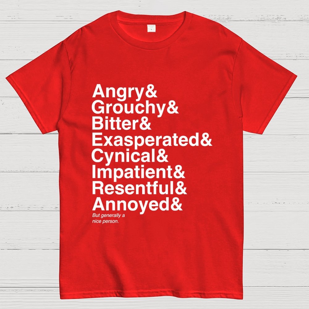 Generally A Nice Person Geek T-Shirt