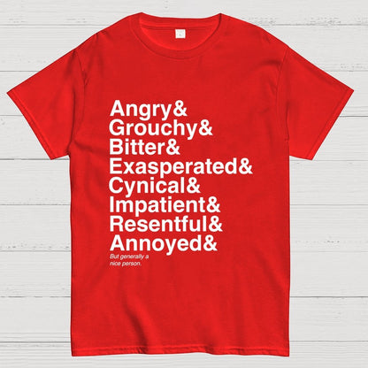 Generally A Nice Person Geek T-Shirt