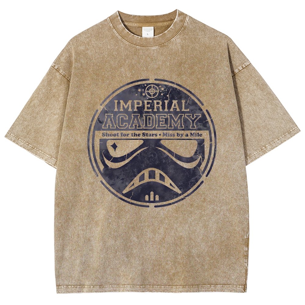 Aiming for Excellence Vintage Distressed T-shirt