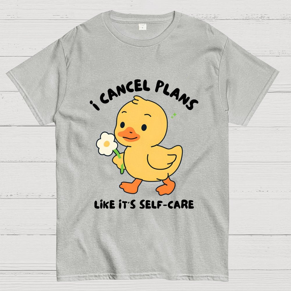I Cancel Plans Unisex Geek T-Shirt