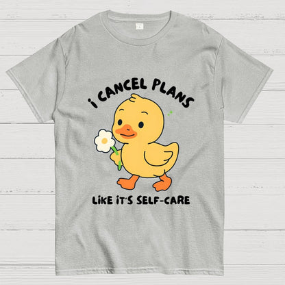 I Cancel Plans Unisex Geek T-Shirt
