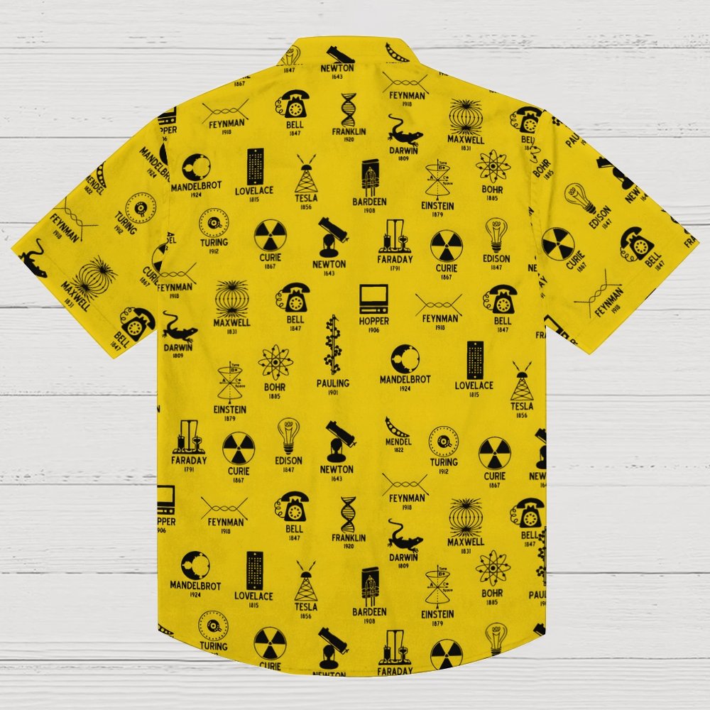 Chemistry & Physics Geek Hawaiian Shirt