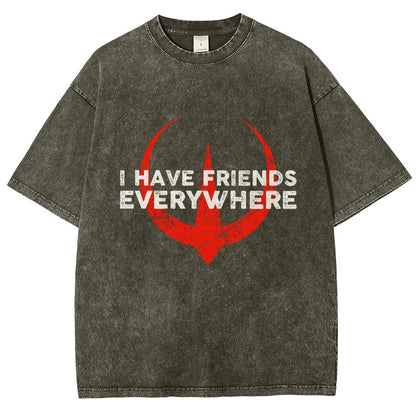 I Have Friends Everywhere Vintage Distressed T-shirt