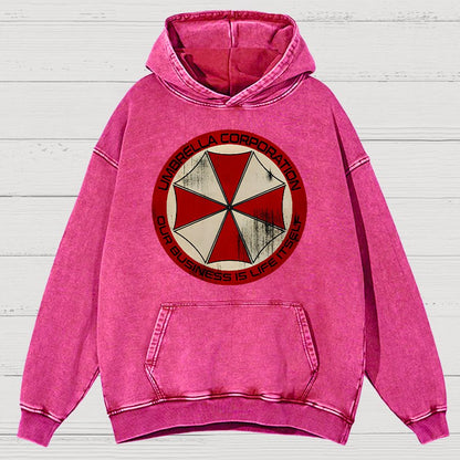 Our Business is Life Itself Vintage Distressed Hoodie
