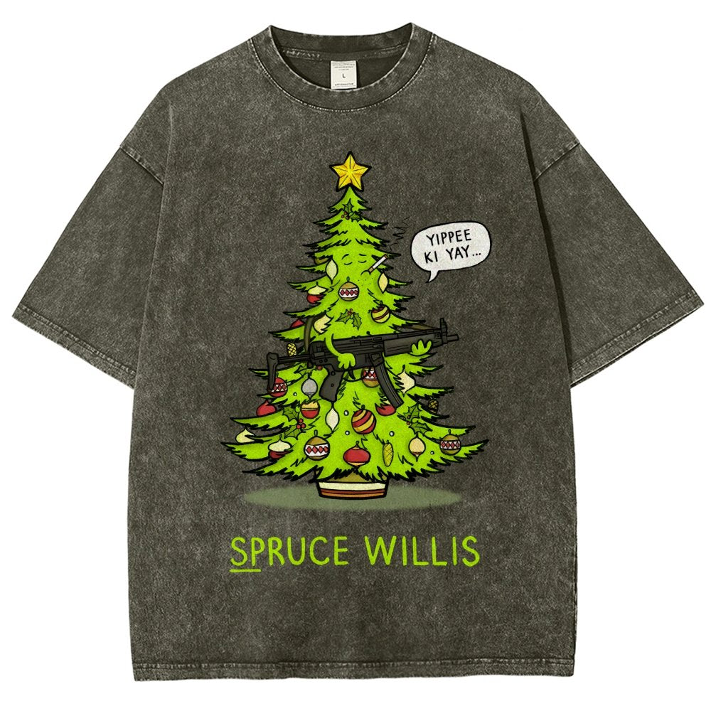 Yippee Ki Yay  Vintage Distressed T-shirt