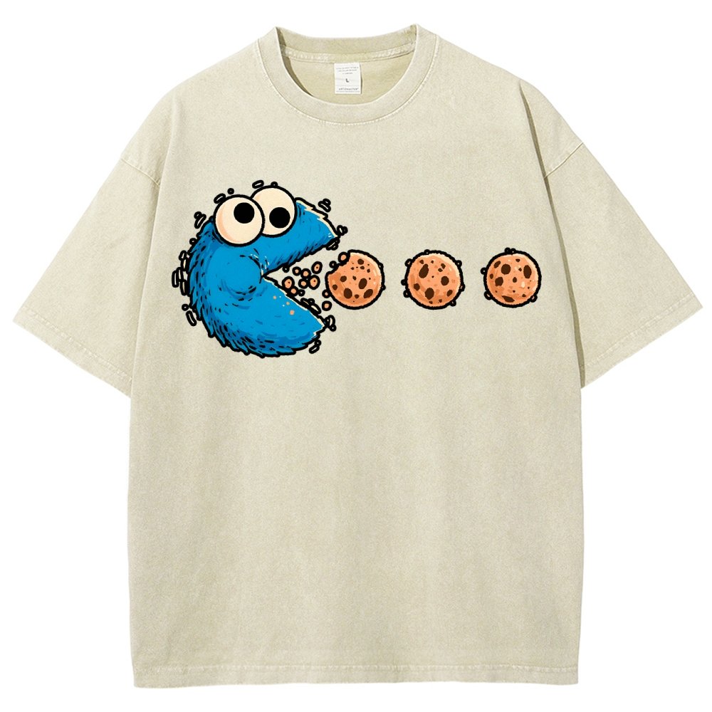 NomNom-Cookie Adventure Vintage Distressed T-shirt