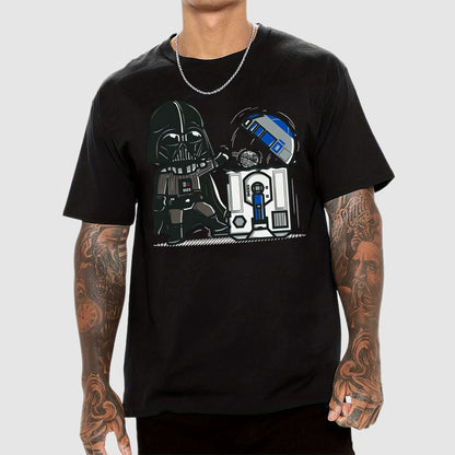 Galaxy Advanced Trash Can Geek T-Shirt