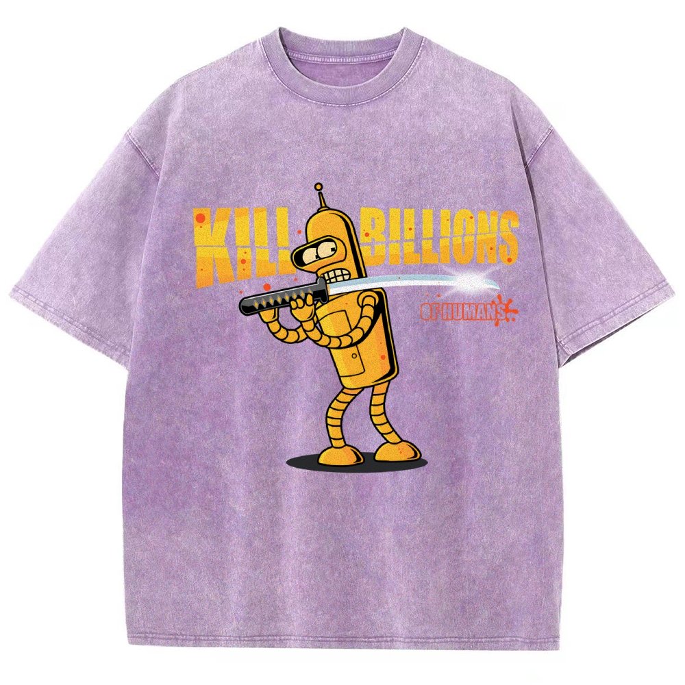 Kill Billions Vintage Distressed T-shirt