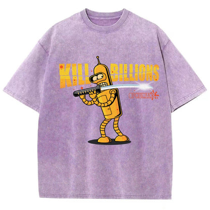 Kill Billions Vintage Distressed T-shirt