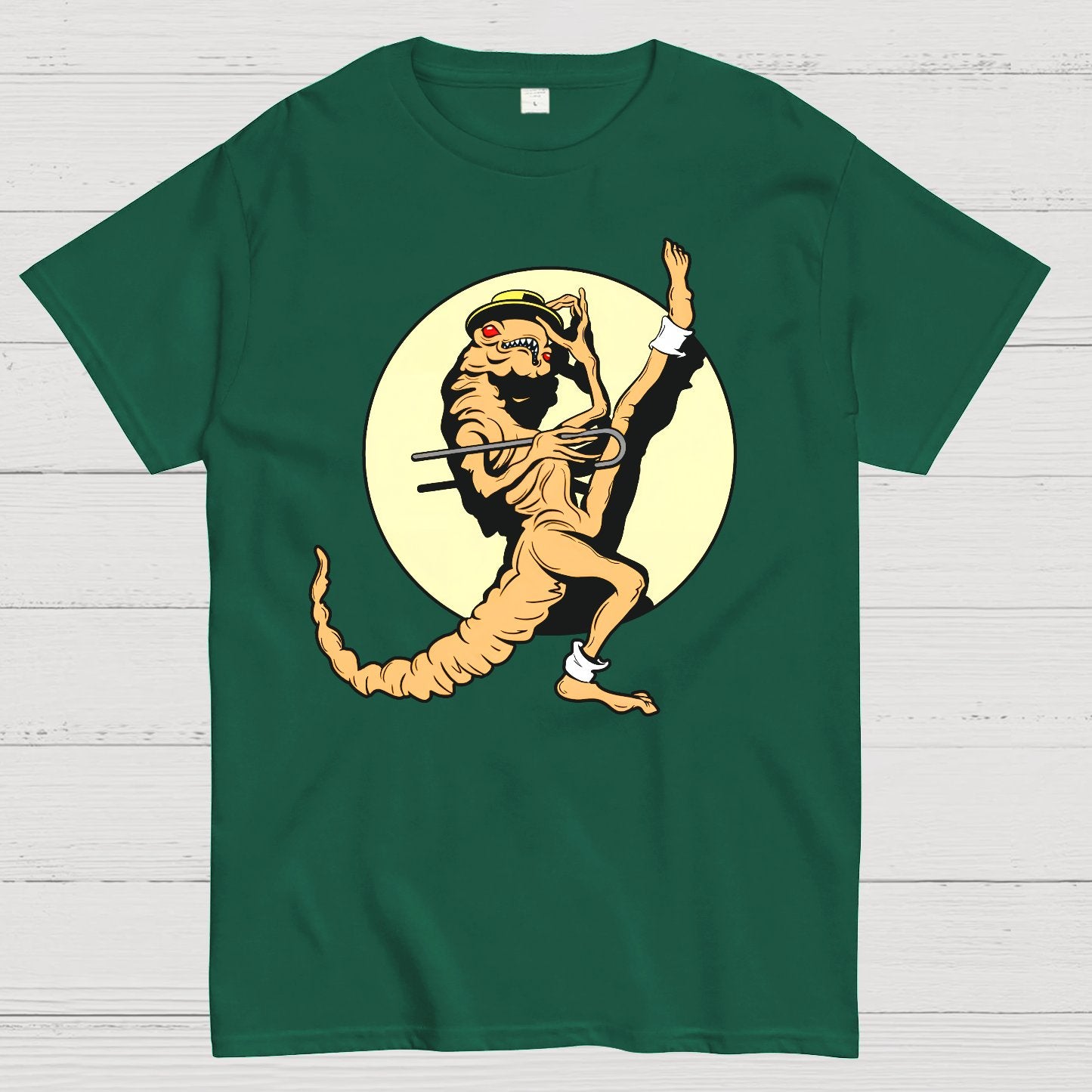 Space Creature Funny Magnet Geek T-Shirt