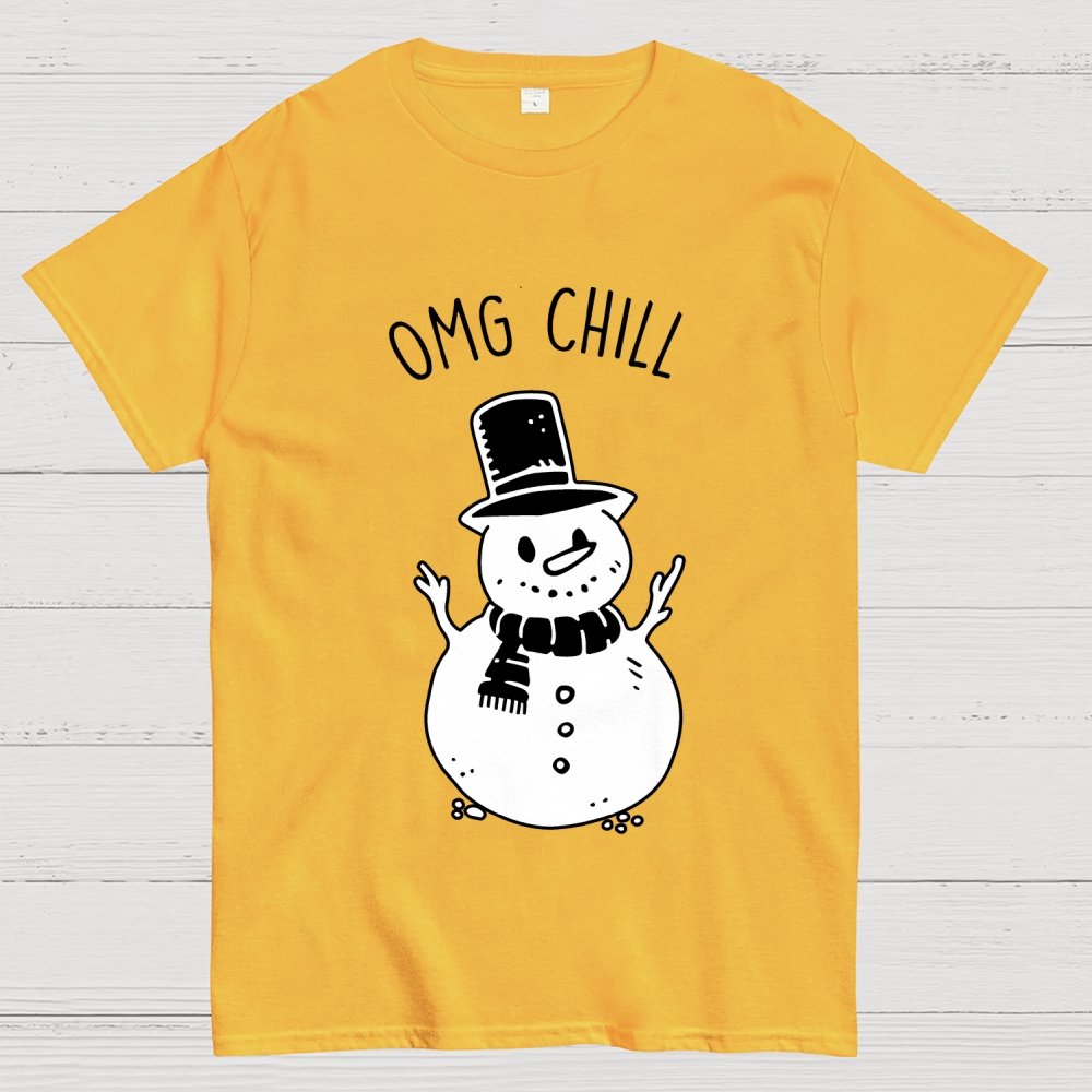 OMG Chill Christmas Geek T-Shirt