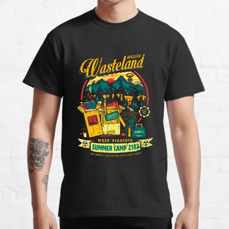 NUCLEAR SUMMER CAMP Nerdy T-Shirt