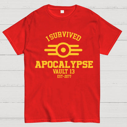 I Survived Apocalypse Geek T-Shirt