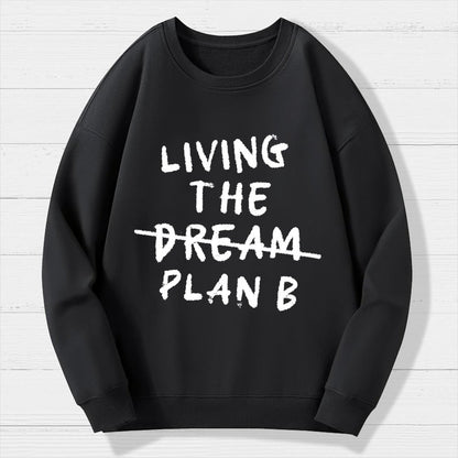 Living Plan B Geek Cotton Sweatshirt