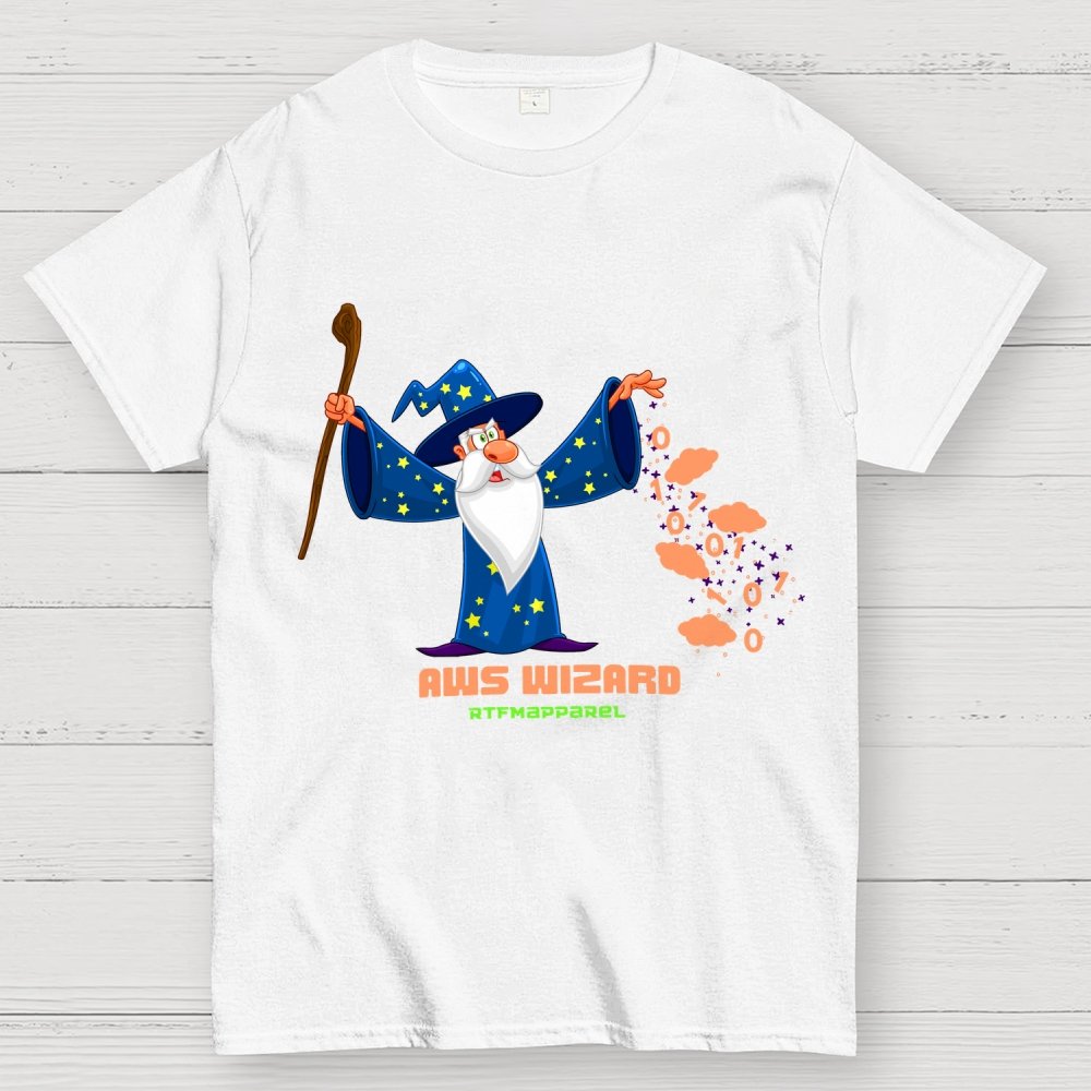 AWS Wizard , Sysadmin Geek T-Shirt