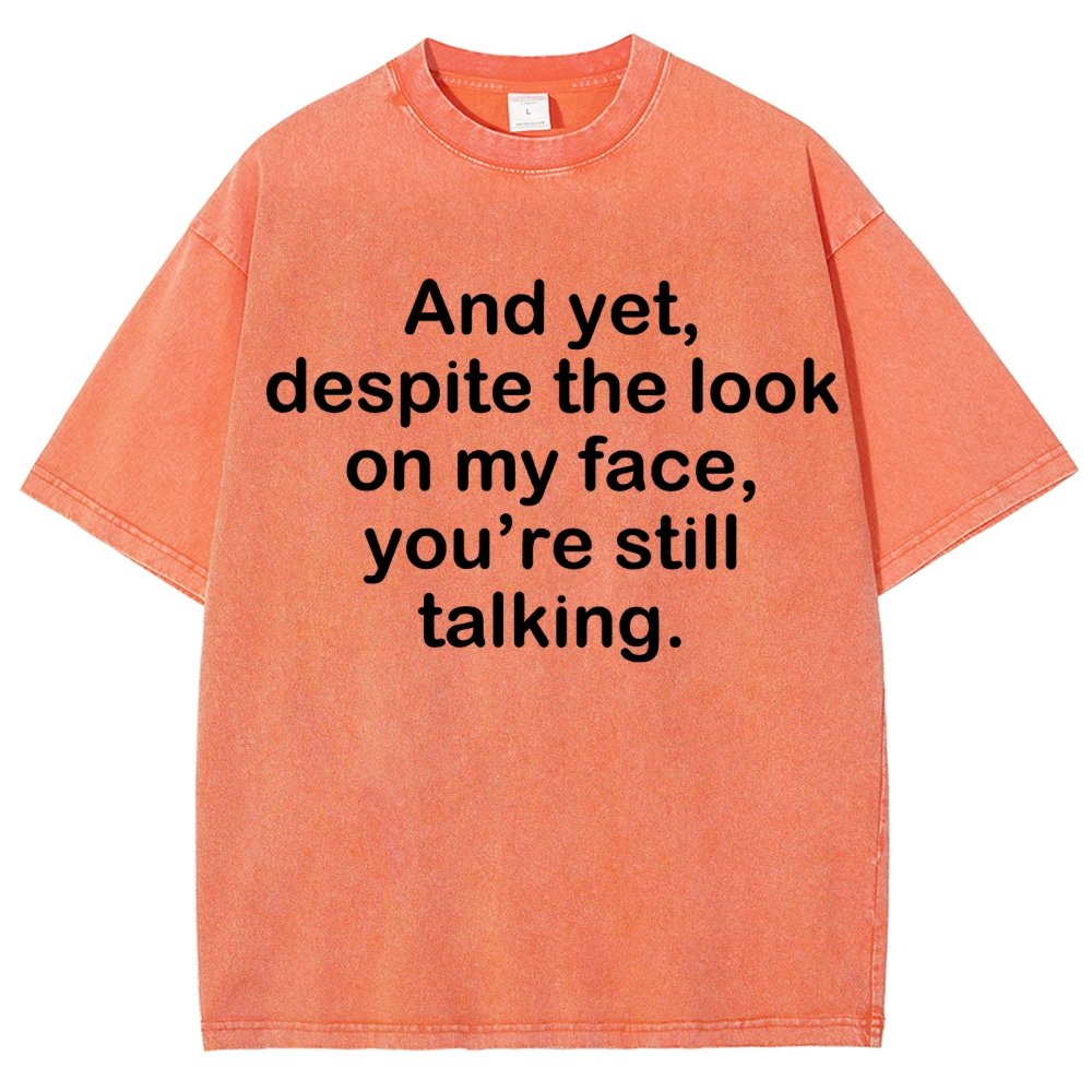 Funny Words Vintage Distressed T-shirt