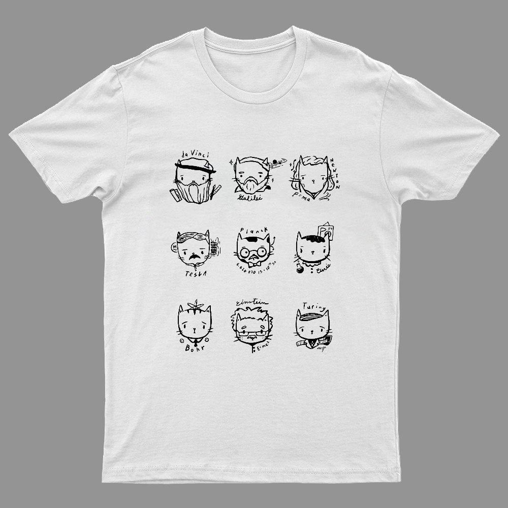 Mad Science Cats Geeky T-Shirt
