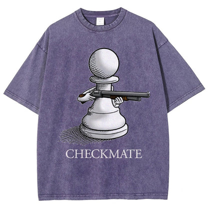 Checkmate Vintage Distressed T-shirt