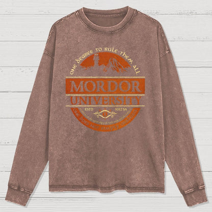 Graduation Is Not An Easy Thing Washed Long Sleeve Tee