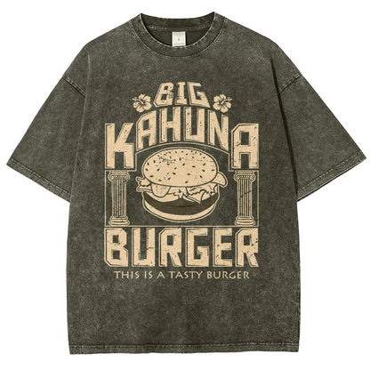 Big Wave Burger Vintage Distressed T-shirt