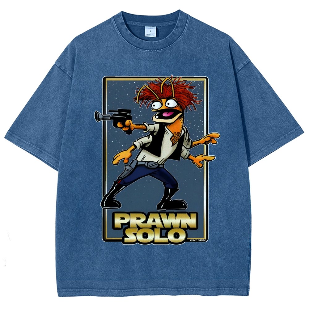 Prawn Hero Vintage Distressed T-shirt