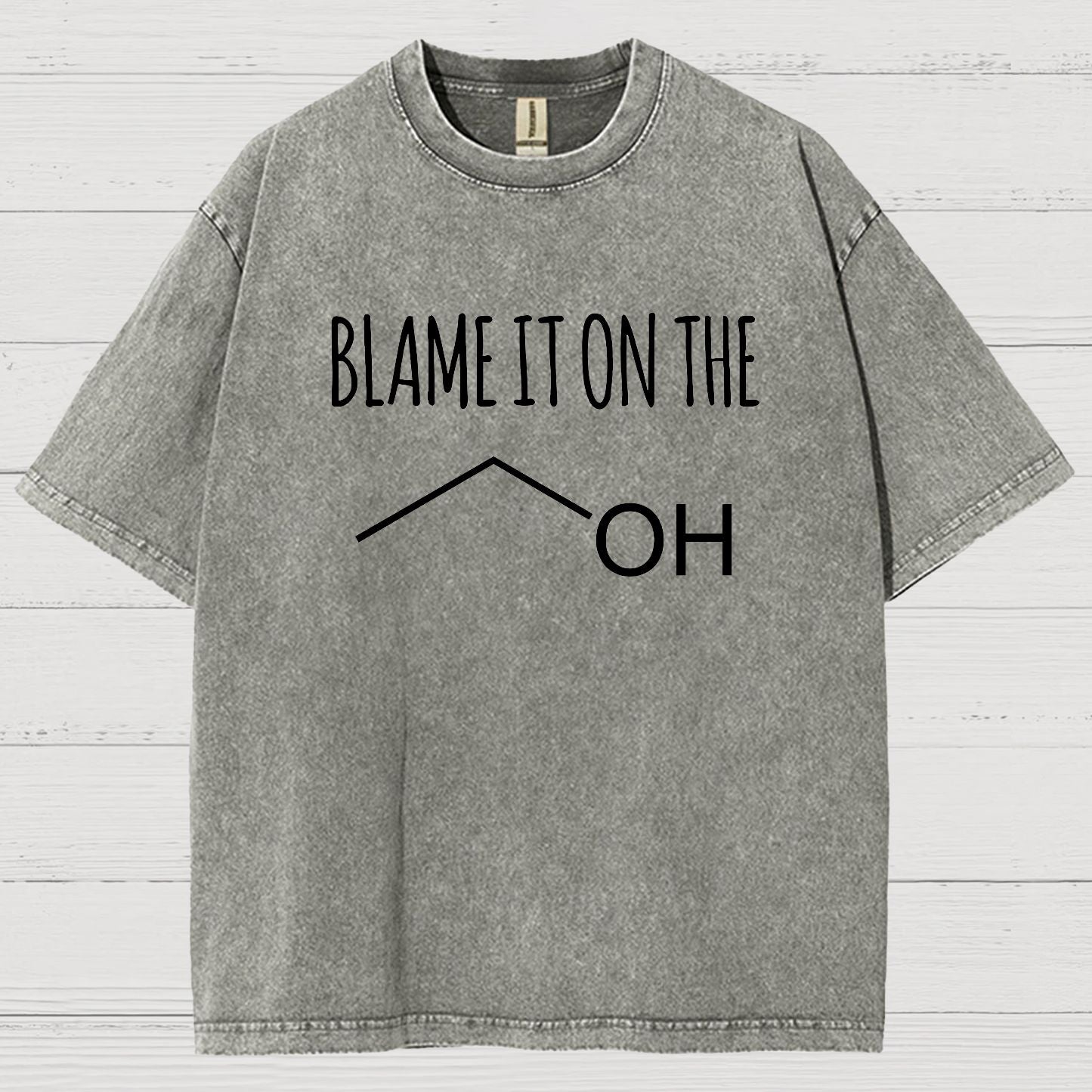 Blame It On The Alcohol Vintage Distressed T-shirt