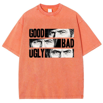 The Good The Bad The Ugly   Vintage Distressed T-shirt