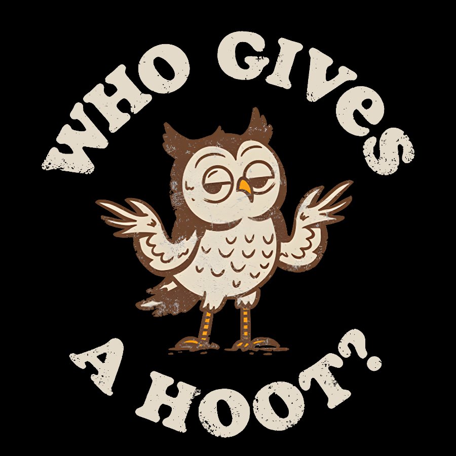 Who Gives a Hoot Geek T-Shirt