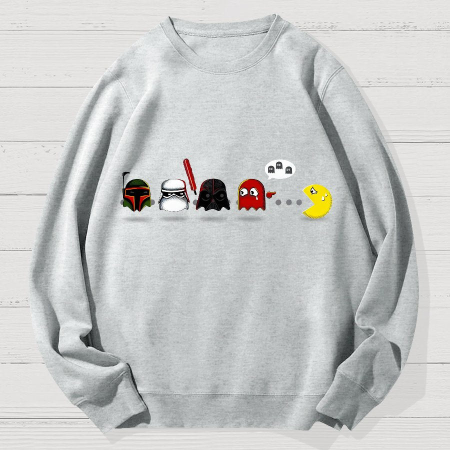Space Wars Geek Cotton Sweatshirt
