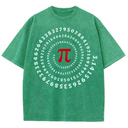 Pi Science Number Sequence Vintage Distressed T-shirt