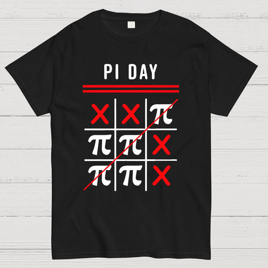 3.14 Tic-Tac-Toe Noughts And Crosses Happy Pi Day Geek T-Shirt