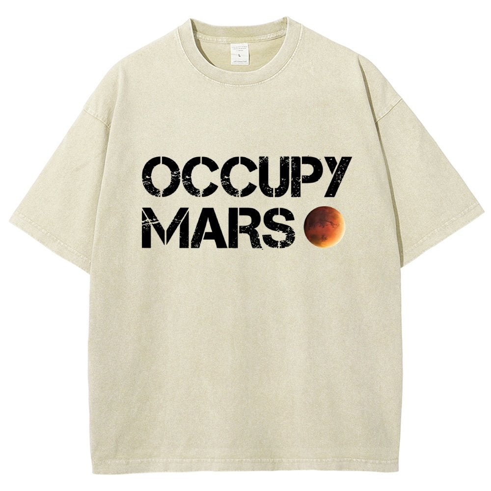 Occupy Mars Vintage Distressed T-shirt