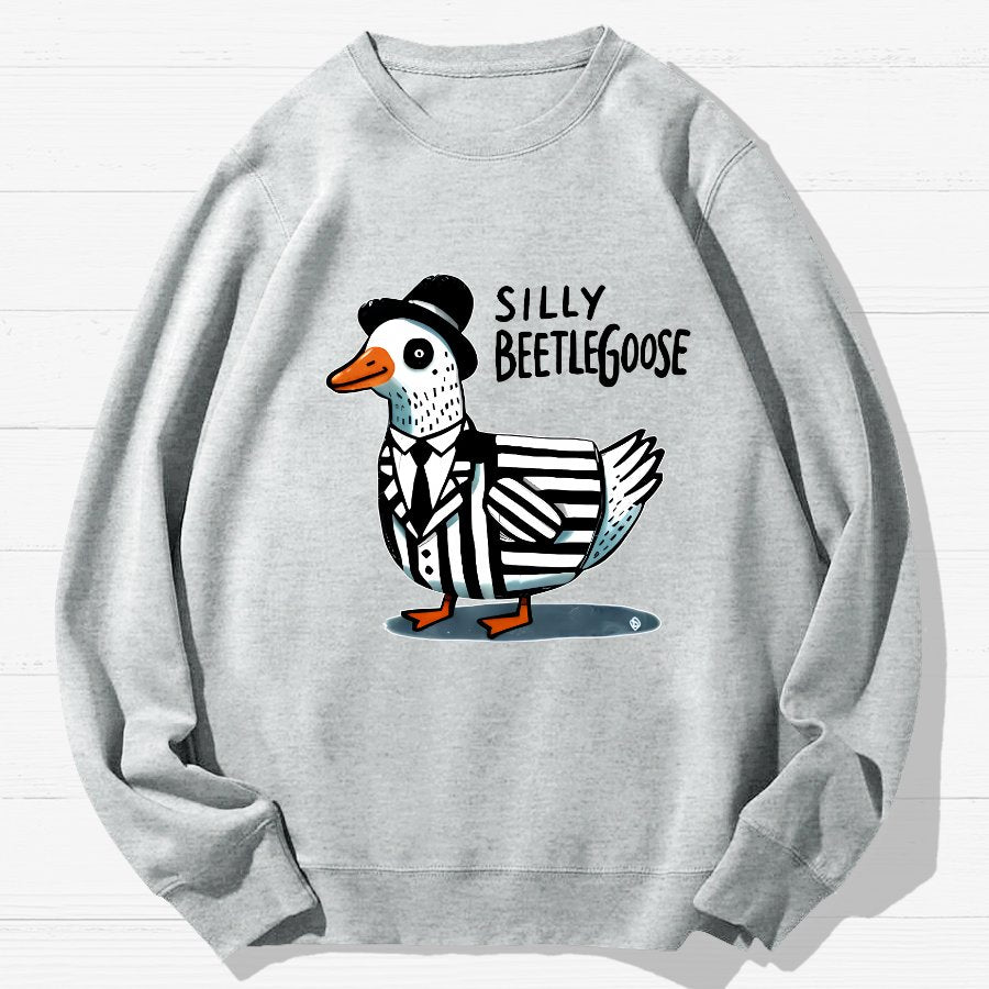 Beetle Goose Cotton Pullover Geek Cotton Sweatshirt