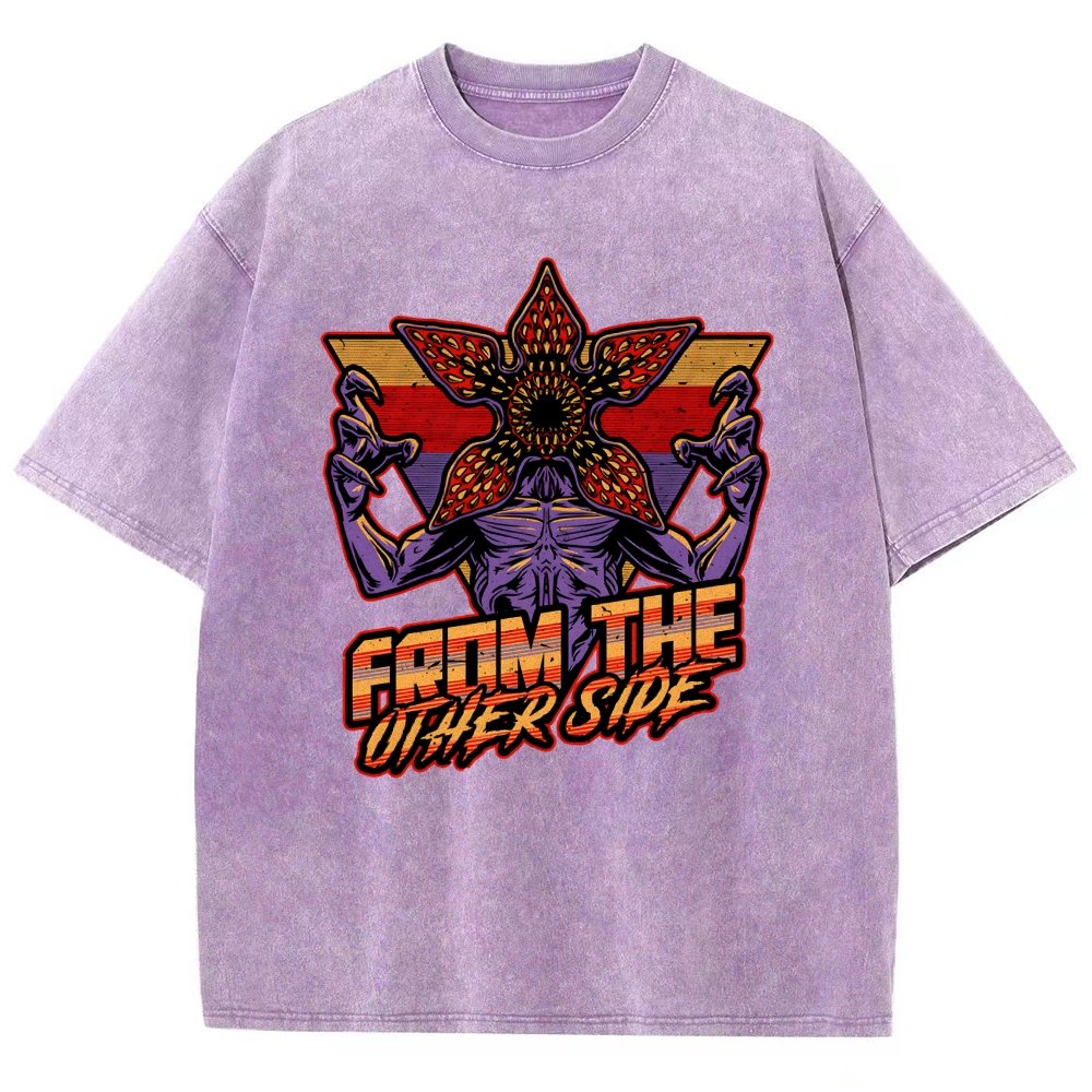 Dimensional Monster Vaporwave Vintage Distressed T-shirt