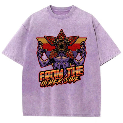 Dimensional Monster Vaporwave Vintage Distressed T-shirt