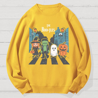 Funny Halloween Bootles Geek Cotton Sweatshirt