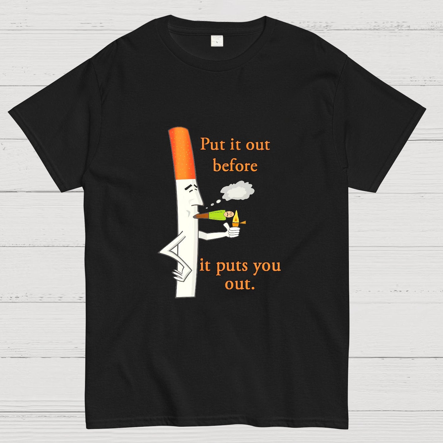 Put It Out Before It Puts You Out Geeky T-Shirt