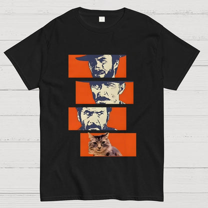 Buono Brutto Cattivo And Cat Geek T-Shirt