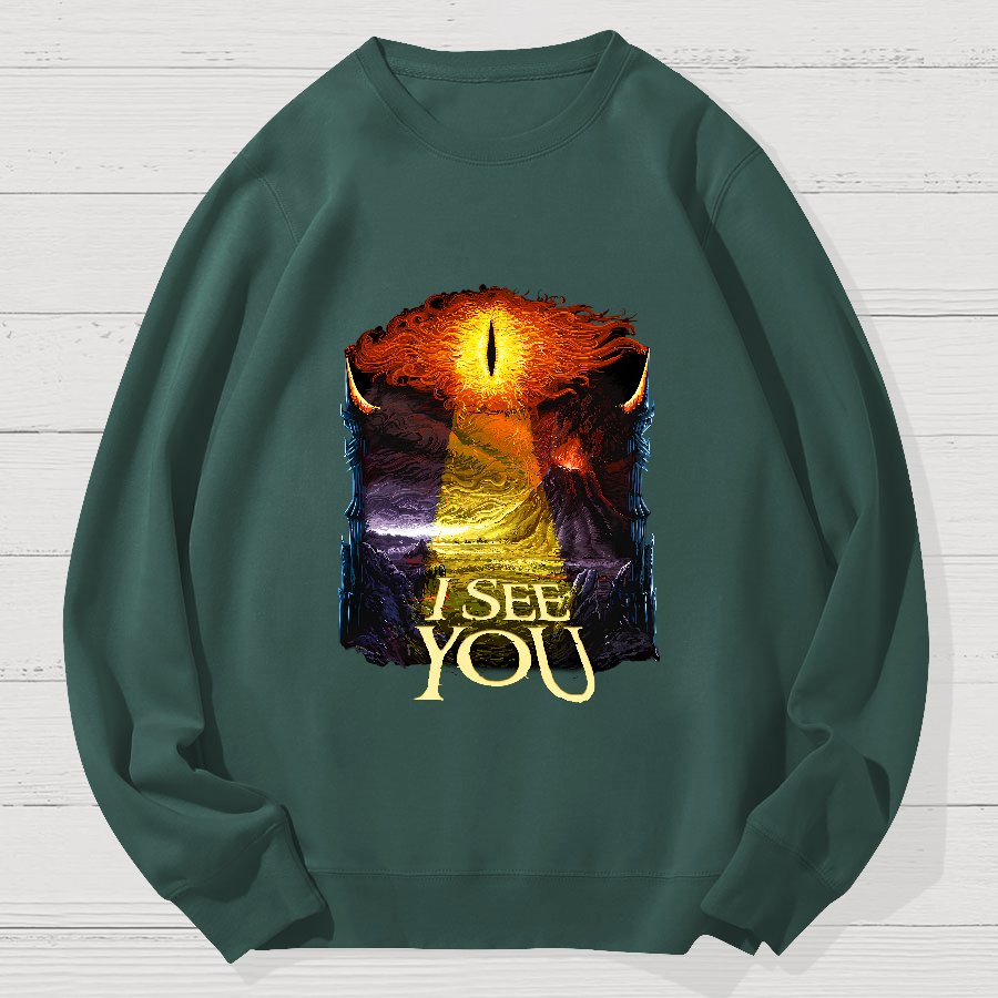 I See You Geek Cotton Sweatshirt